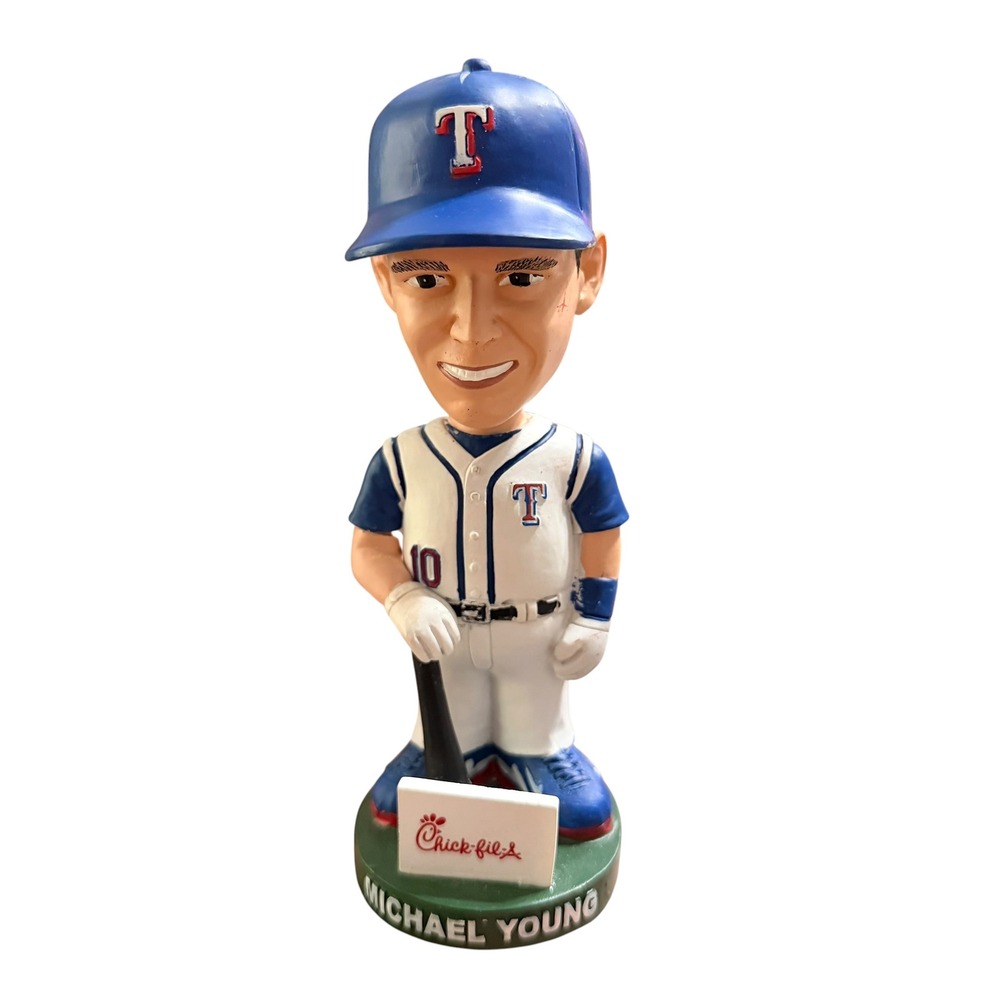 Texas Rangers Michael Young Bobblehead 50th Anniversary MLB Chick-fil-A SGA #10
